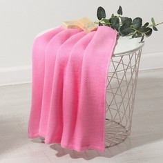 Полотенце вафельное Love Life Sweet Momemt 70х130 см розовый