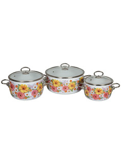 Кастрюля эмалированная Vitross Fernanda 3 шт