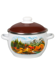 Кастрюля эмалированная Alat Home 1 шт.