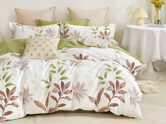 Комплект постельного белья Cleo Satin de Luxe Евро сатин наволочки 50х70 и 70х70