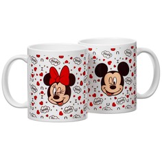 Набор парных кружек Disney 320 мл Сердечки Микки и друзья