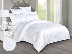 Постельное белье Cleo 2 спальное Satin Jacquard наволочки 50х70 и 70х70