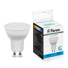 Лампа светодиодная Feron 38193 13W GU10 6400K LB-960 MR16 230V в упаковке 6 шт.