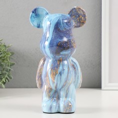 Копилка керамика Мишка голубо-фиолетовая 95х14х25 см No Brand