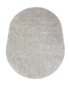 Ковер жаккардовый Витебские ковры Шегги SH03 овальный 0,8х1,5м кремово-бежевый