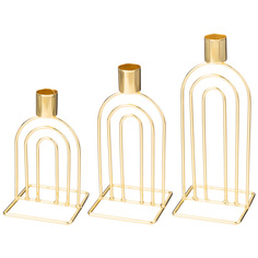 Подсвечник Flando 3 шт 8х8х13,617*20,7 см 120-204