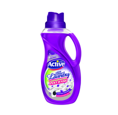Гель-концентрат Active для стирки белья универсальный Poly Wash, 1500 мл +Active