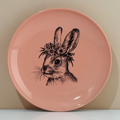 Тарелка Dolce Ceramo Зайка 255 см