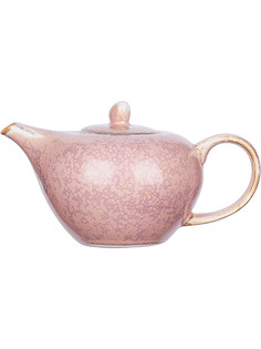 Чайник заварочный Kunstwerk Peony фарфоровый 700 мл розовый