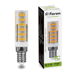Лампочка светодиодная FERON LB-433, 7Вт E14 175-265V 10 шт, 25899