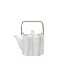 Чайник заварочный Home & Style The Royal Marble, фарфоровый, 0,8 л