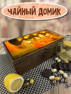 Коробка для чайных пакетиков Бруталити УФ, 4 отделения с принтом moomin - 27