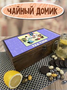 Коробка для чайных пакетиков Бруталити УФ, 4 отделения с принтом moomin - 33