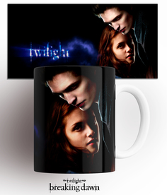 Кружка с принтом Сумерки twilight эдвард каллен белла свон 330 мл No Brand
