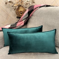 Подушка декоративная Plush Pillow плитка30 30х60, цвет тёмно-бирюзовый