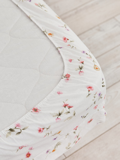 Натяжная простыня Lili Home Флоренция 180х200 перкаль хлопок