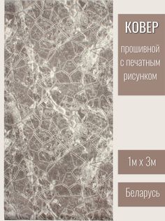 Ковер прошивной с печатным рисунком Витебские ковры 2664a4y124 1х3