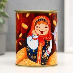 Копилка-банка Эх накопи 9946636 металл 1шт No Brand