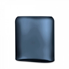 Ваза прямоугольная Слои 276 см хрусталь голубая Nude Glass