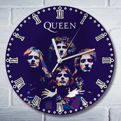 Настенные часы Бруталити УФ Музыка QUEEN - 1196