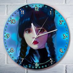 Настенные часы Бруталити УФ сериал Уэнсдэй Wednesday - 1461