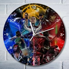 Настенные часы Бруталити УФ игры Mortal Kombat 11 - 6192