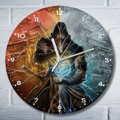 Настенные часы Бруталити УФ игры Mortal Kombat 11 - 6193