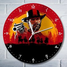 Настенные часы Бруталити УФ Игры Red Dead Redemption 2 - 6204
