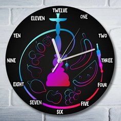 Настенные часы Бруталити УФ кальянная - 199