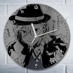 Настенные часы Бруталити УФ аниме великий из бродячих псов - 5183