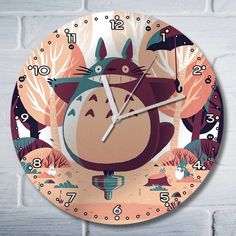 Настенные часы Бруталити УФ аниме Хаяо Миядзаки - 5376