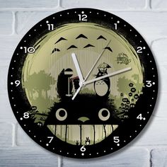 Настенные часы Бруталити УФ аниме Хаяо Миядзаки - 5396