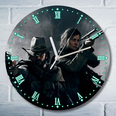 Настенные часы Бруталити УФ Игры Hunt Showdown 2790