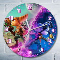 Настенные часы Бруталити УФ Игры Ratchet & Clank Сквозь Миры 2798