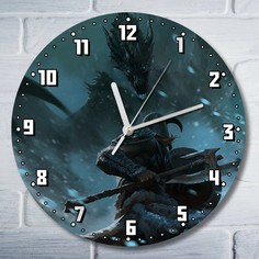 Настенные часы Бруталити УФ Игры Elder Scrolls V Skyrim - 2362