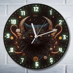 Настенные часы Бруталити УФ Животные кошка - 8070