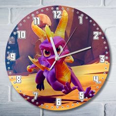 Настенные часы Бруталити УФ игры Spyro Reignited Trilogy - 6591