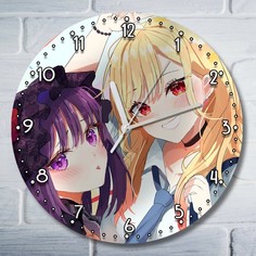Настенные часы Бруталити УФ аниме My Dress-Up Darling - 3547
