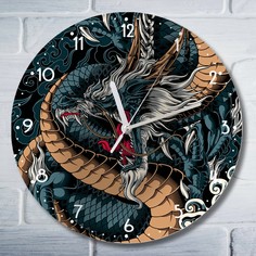 Настенные часы Бруталити УФ фэнтези дракон - 3108