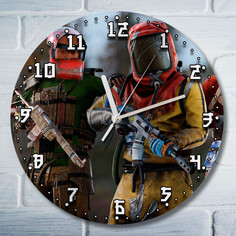 Настенные часы Бруталити УФ игры RUST 5000