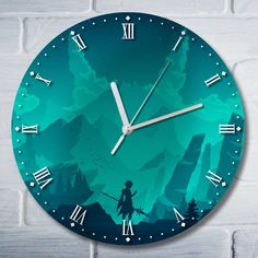 Настенные часы Бруталити УФ игры геншин импакт - 7175