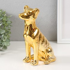 Копилка керамика Пёсик золотой 115х95х205 см No Brand