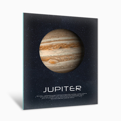 Картина на стекле Postermarket Планета Юпитер AG 40-131 40х50 см