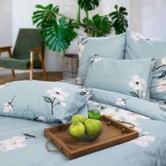 Постельное белье Cleo Art Color с двумя пододеяльниками