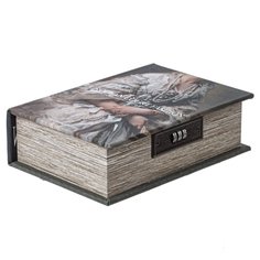 Шкатулка-книга с кодовым замком Flando Д16 Ш7 В22 см 804186