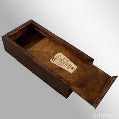 Шкатулка для счета Бруталити из дерева coffeе take away - 114