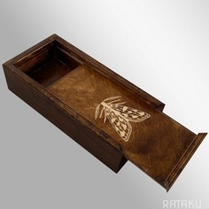 Шкатулка для счета Бруталити из дерева мотылек - 120
