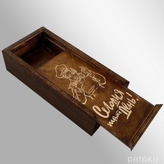 Шкатулка для счета Бруталити из дерева - 3