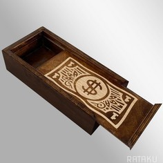 Шкатулка для счета Бруталити из дерева - 32