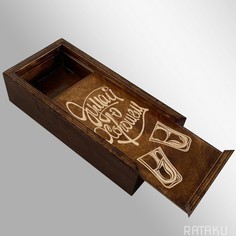 Шкатулка для счета Бруталити из дерева - 49